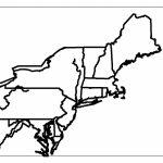 Blank Map Of Northeast Region States | Maps | Printable Maps, Us Throughout Printable Map Of Northeast States