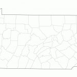 Blank Map Of Pennsylvania And Travel Information | Download Free With Regard To Pa County Map Printable