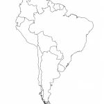 Blank Map Of South American Countries And Travel Information With Regard To Printable Map Of South America With Countries