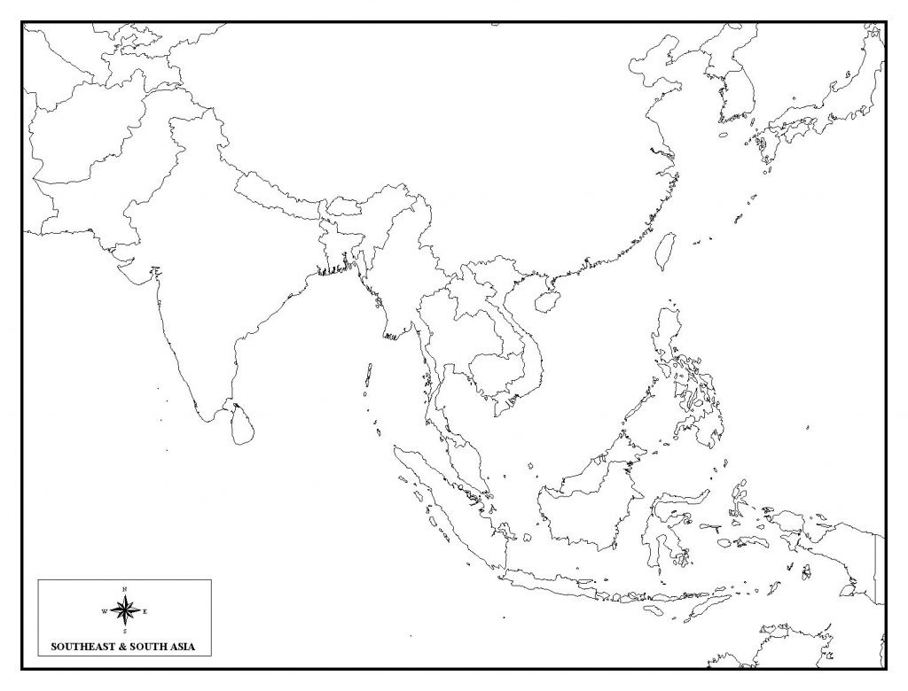 Blank Map Of Southeast Asia | Globalsupportinitiative within Printable Blank Map Of Southeast Asia