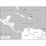 Blank Map Of The Caribbean And Travel Information | Download Free Intended For Printable Blank Caribbean Map