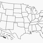 Blank Map Of The United States Of America Save United States Map Pertaining To Printable Blank Map Of The United States