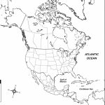 Blank Map Of The Us And Canada Outline Usa Mexico With Geography In Printable Blank Caribbean Map
