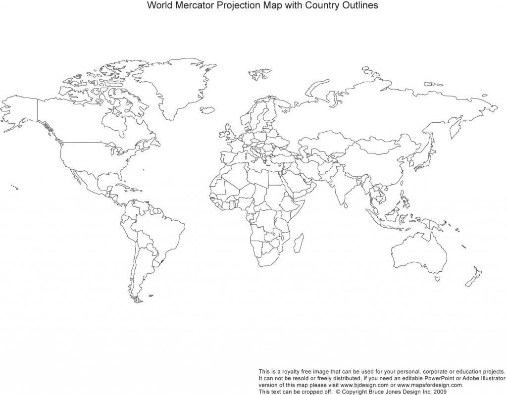 Blank Map Of The World Pdf Printable Blank World Outline Maps regarding Free Printable Country Maps