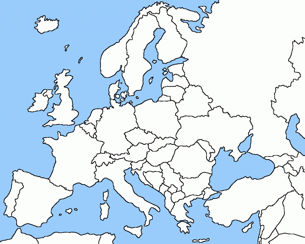 Blank Map Of Western Europe Printable . Free Cliparts That You Can with regard to Printable Blank Map Of European Countries