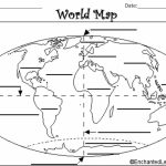Blank Maps Of Continents And Oceans And Travel Information For Printable Map Of Oceans And Continents