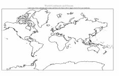 Blank Maps Of Continents And Oceans And Travel Information for Printable Map Of The 7 Continents And 5 Oceans