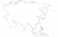 Blank Outline Map Of Asia Printable