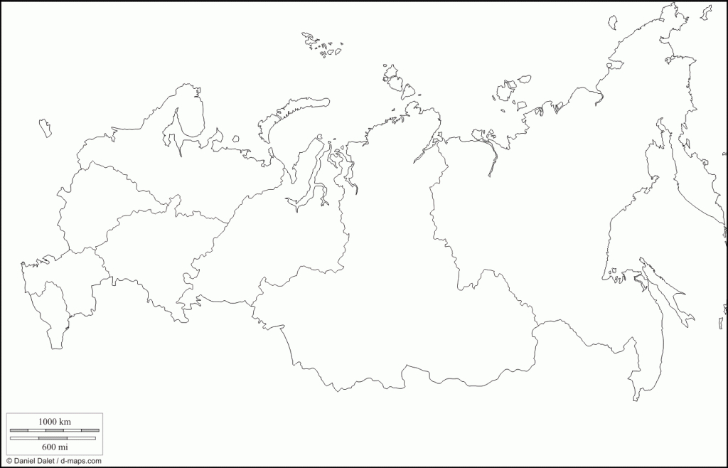 Blank Outline Map Of Russia And Travel Information | Download Free within Outline Map Of Russia Printable