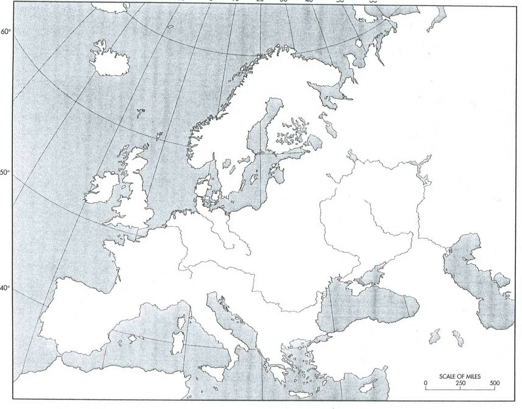 Blank Physical Map Of Europe - Free Maps World Collection inside Printable Blank Physical Map Of Europe