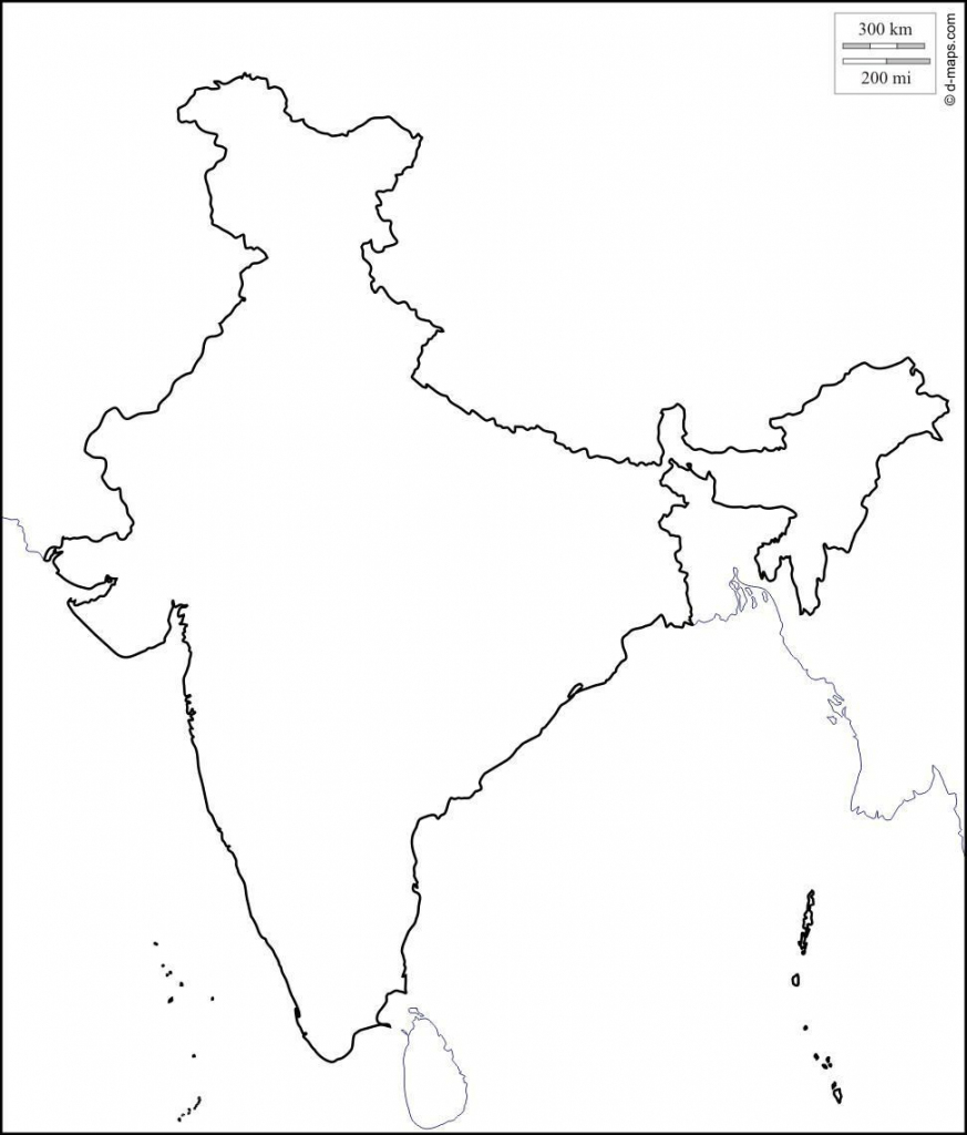 Blank Physical Map Of India | Park Ideas inside Physical Map Of India Printable