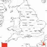 Blank Simple Map Of England Inside Uk Map Outline Printable
