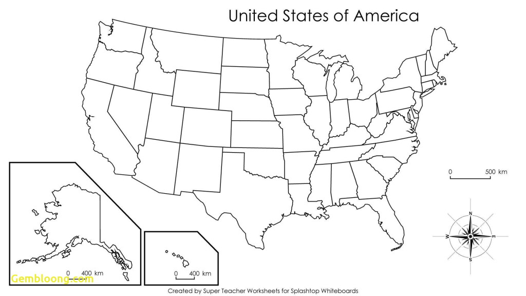 Blank Us Map For Capitals Best Of Printable Us Map And Capitals - Fc regarding Blank Us Map With Capitals Printable