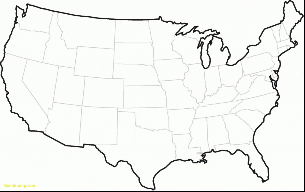 Blank Us Map With States Names Usaalaska34 Lovely Top United States for Printable Map Of The United States Without State Names