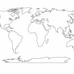 Blank World Map Pdf   Free Maps World Collection For World Map Outline Printable Pdf
