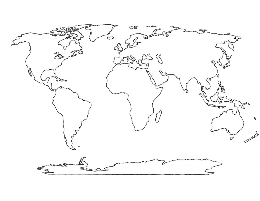 Blank World Map Printable | Social Studies | World Map Template regarding Printable Map Of World Blank