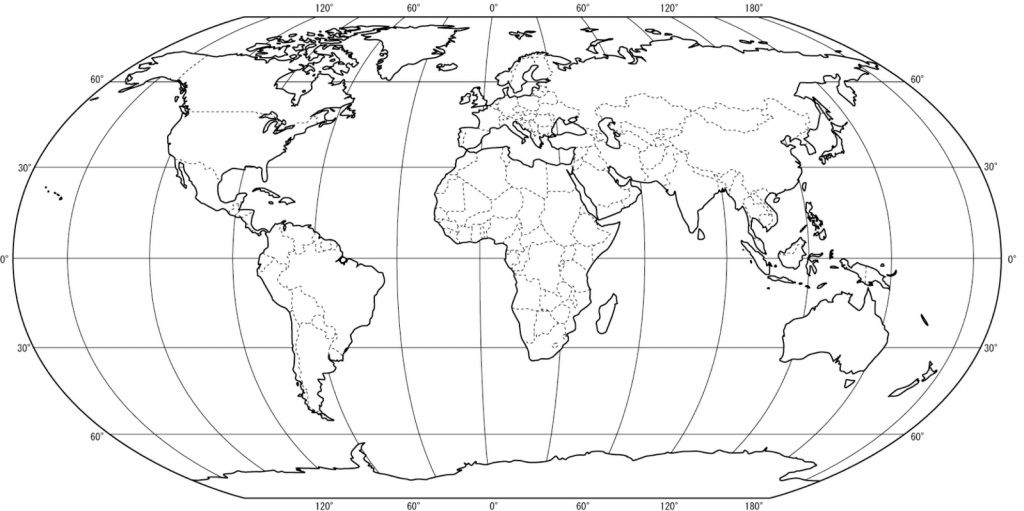 Blank World Map Test throughout World Map Test Printable
