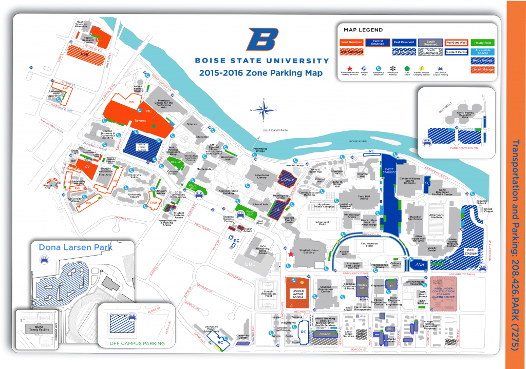 Boise State University Campus Map - Topdjs for Boise State University Printable Campus Map