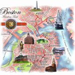 Boston Freedom Trail Map   Freedom Trail Map Boston (United States Throughout Freedom Trail Map Printable