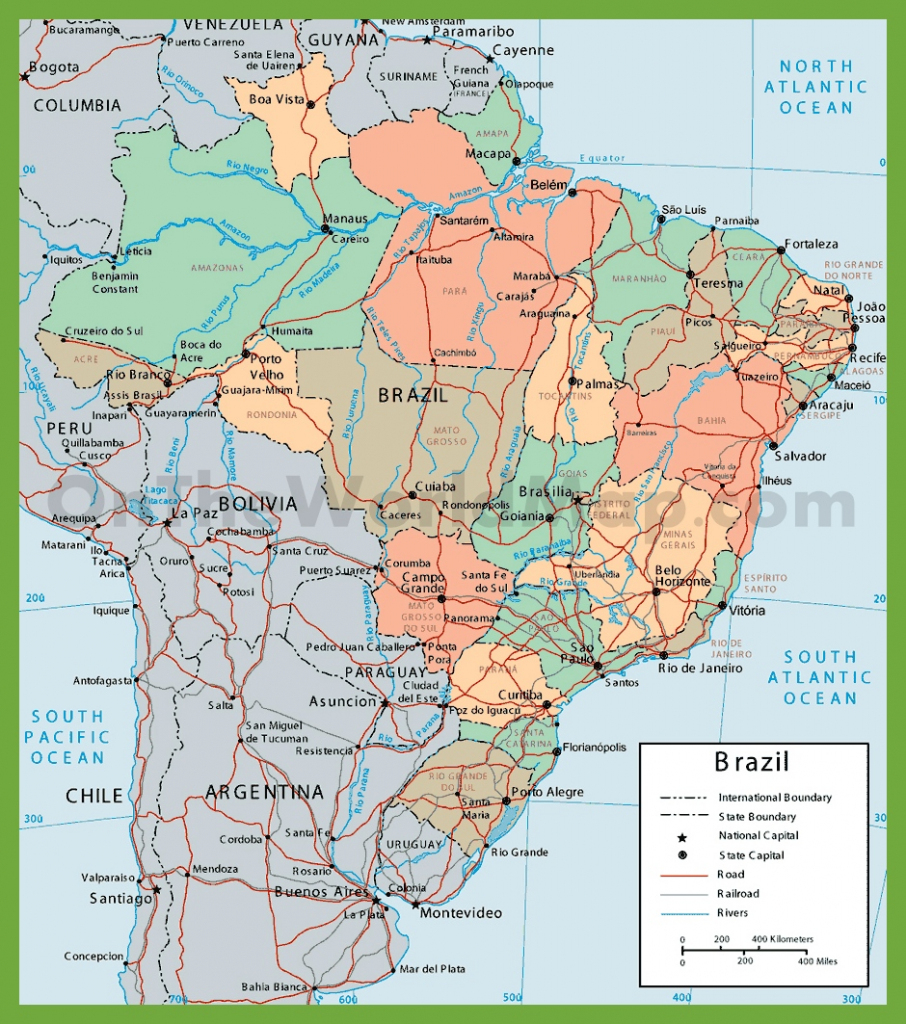 Brazil Maps | Maps Of Brazil pertaining to Printable Map Of Brazil