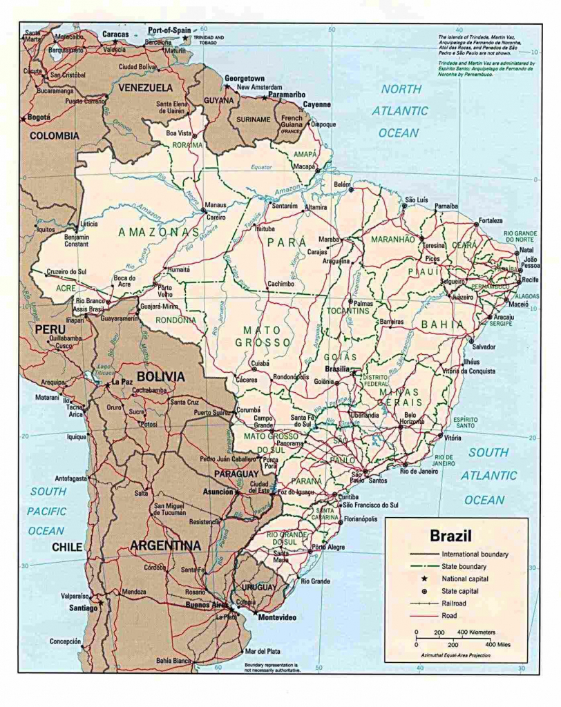 Brazil Maps | Printable Maps Of Brazil For Download in Printable Map Of Brazil