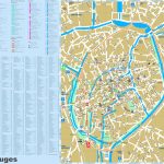 Bruges Tourist Attractions Map With Regard To Printable Street Map Of Bruges