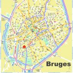 Bruges Tourist Map Inside Bruges Tourist Map Printable