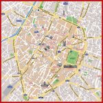 Brussels Printable Map   Printable Map Of Brussels (Belgium) Inside Printable Map Of Brussels