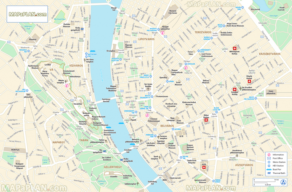 Budapest Maps - Top Tourist Attractions - Free, Printable City inside Budapest Tourist Map Printable
