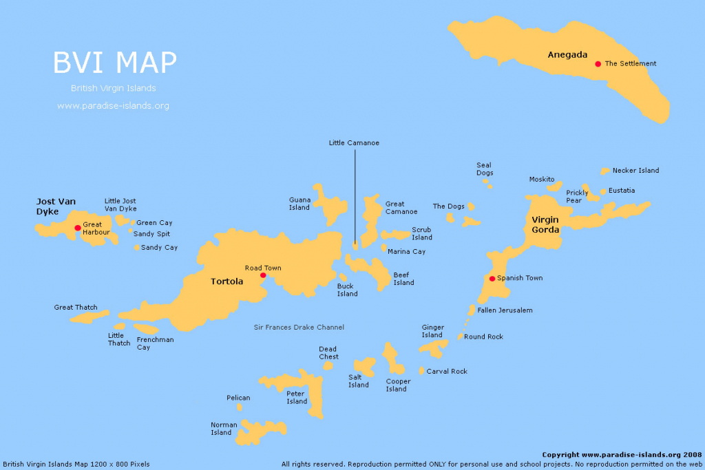 Bvi Map | Free Map Of The Bvi throughout Free Printable Map Of The Caribbean Islands
