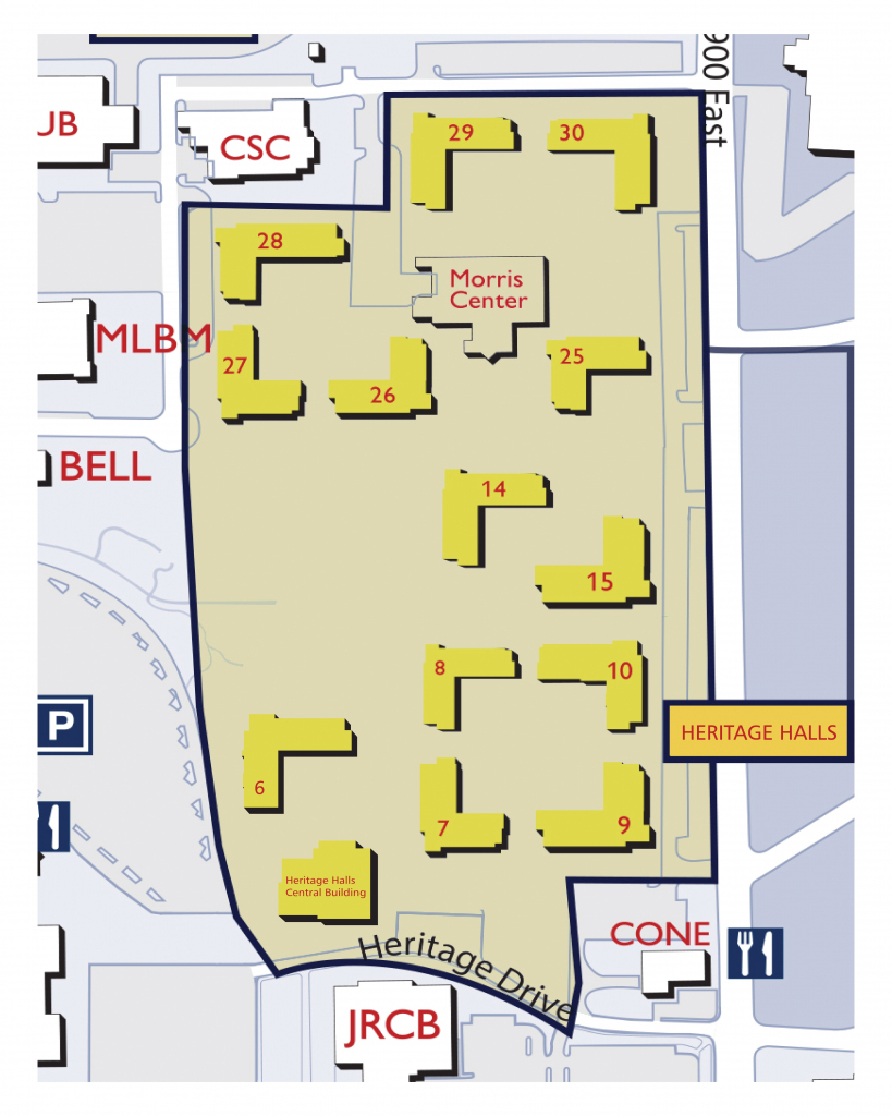 Byu Campus Map | Ageorgio pertaining to Byu Campus Map Printable