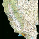 Ca Shaded Relief Map Fullscreen For Topographical Of California For California Relief Map Printable