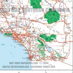 Calif La Sandiego R Road Maps Map Of Freeways In California   Klipy Inside Printable Map Of Southern California Freeways