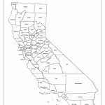California Co Names California State Map Blank Map Of California Inside Blank Map Of California Printable