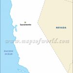 California Outline Map Map Road With Blank Map Of California Inside California Outline Map Printable