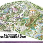 California S Great A California State Map Californias Great America Pertaining To Six Flags Great America Printable Park Map