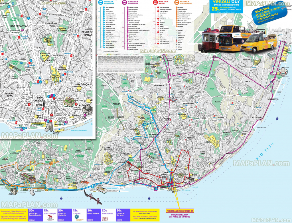 California Tourist Attractions Map Valid Lisbon Maps Top Tourist inside Lisbon Tourist Map Printable