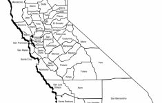 California Outline Map Printable