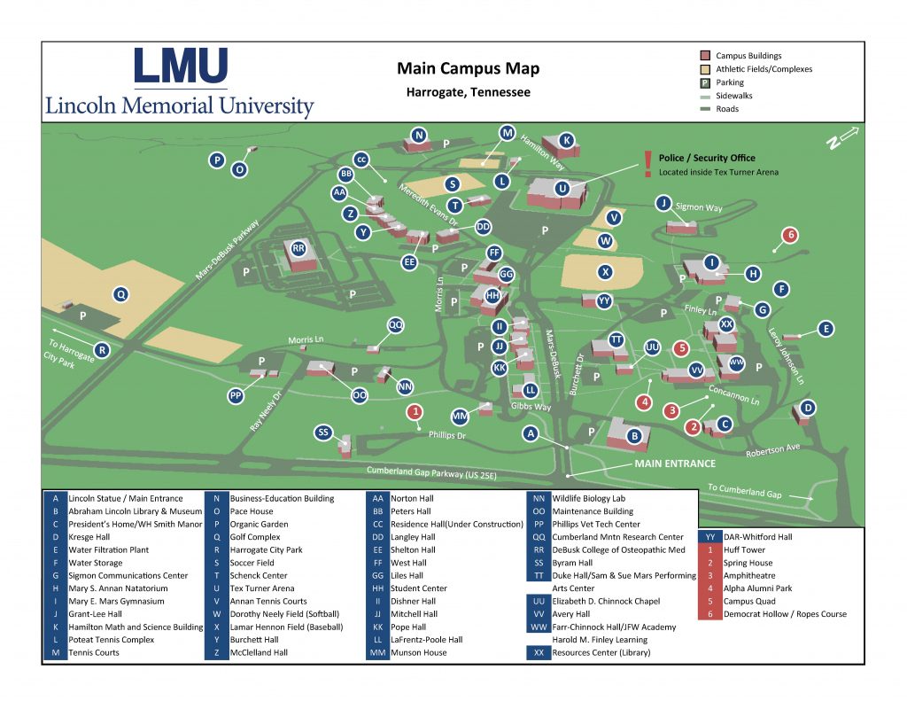 Duke University Campus Map