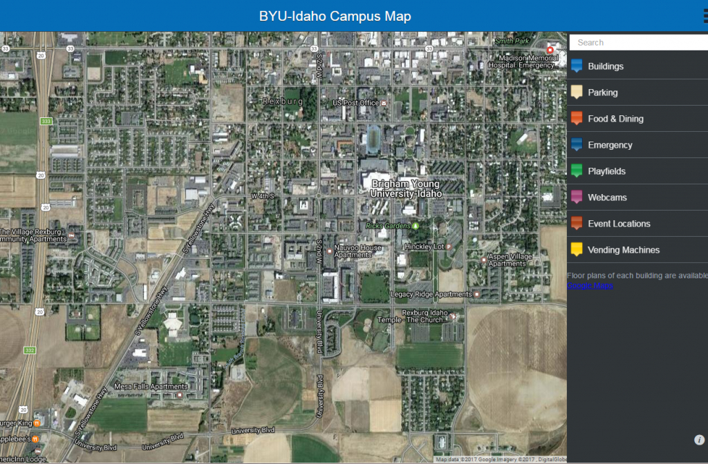 Campus Maps inside Byu Campus Map Printable