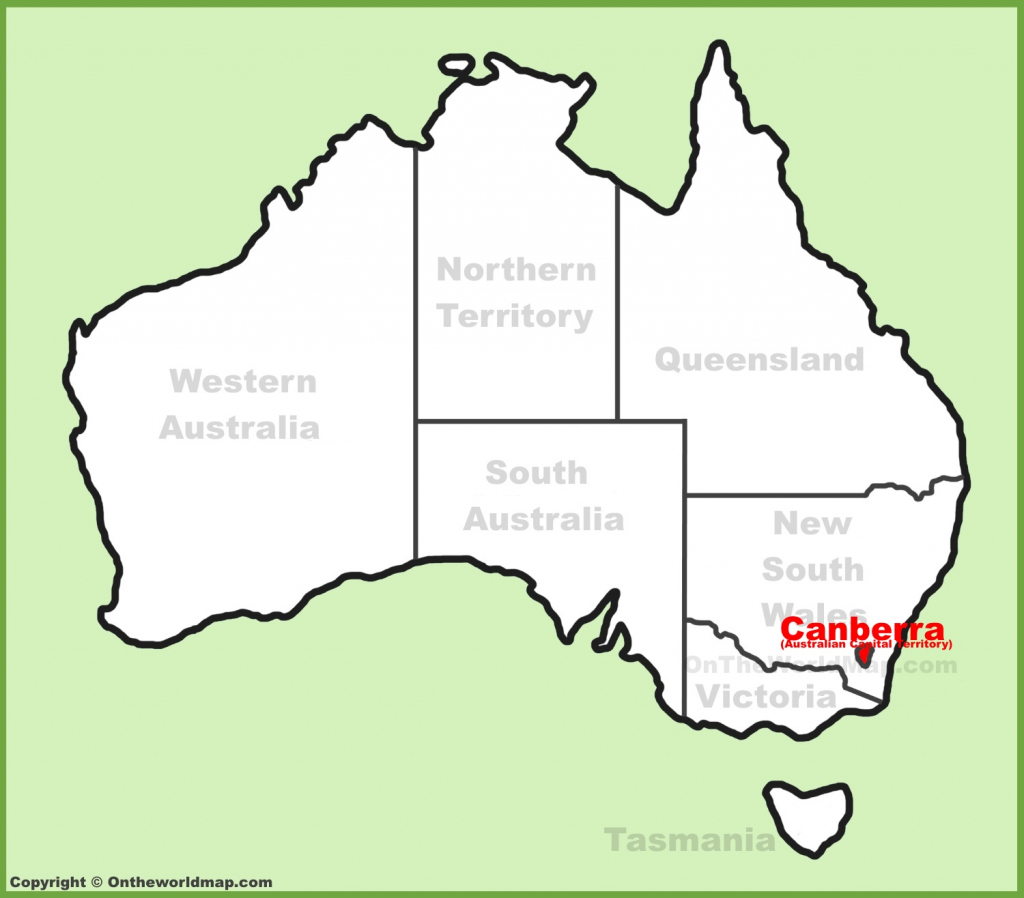 Canberra Maps | Australia | Maps Of Canberra (Capital City Of Australia) throughout Printable Map Of Canberra