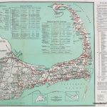 Cape Cod Road Map Print   Reproduction     Antique Maps And Charts Intended For Printable Map Of Cape Cod