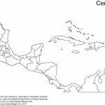 Central America Printable Outline Map, No Names, Royalty Free | Cc Regarding Free Printable Map Of The Caribbean Islands