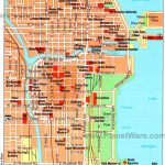 Chicago, Il   Map. Tagged Along On A Friends Business Trip Solo In Chicago Loop Map Printable