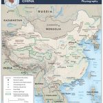 China — Central Intelligence Agency Inside Printable Map Of China For Kids
