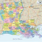 City And Parish Map Of Louisiana   Free Printable Maps Pertaining To Louisiana State Map Printable