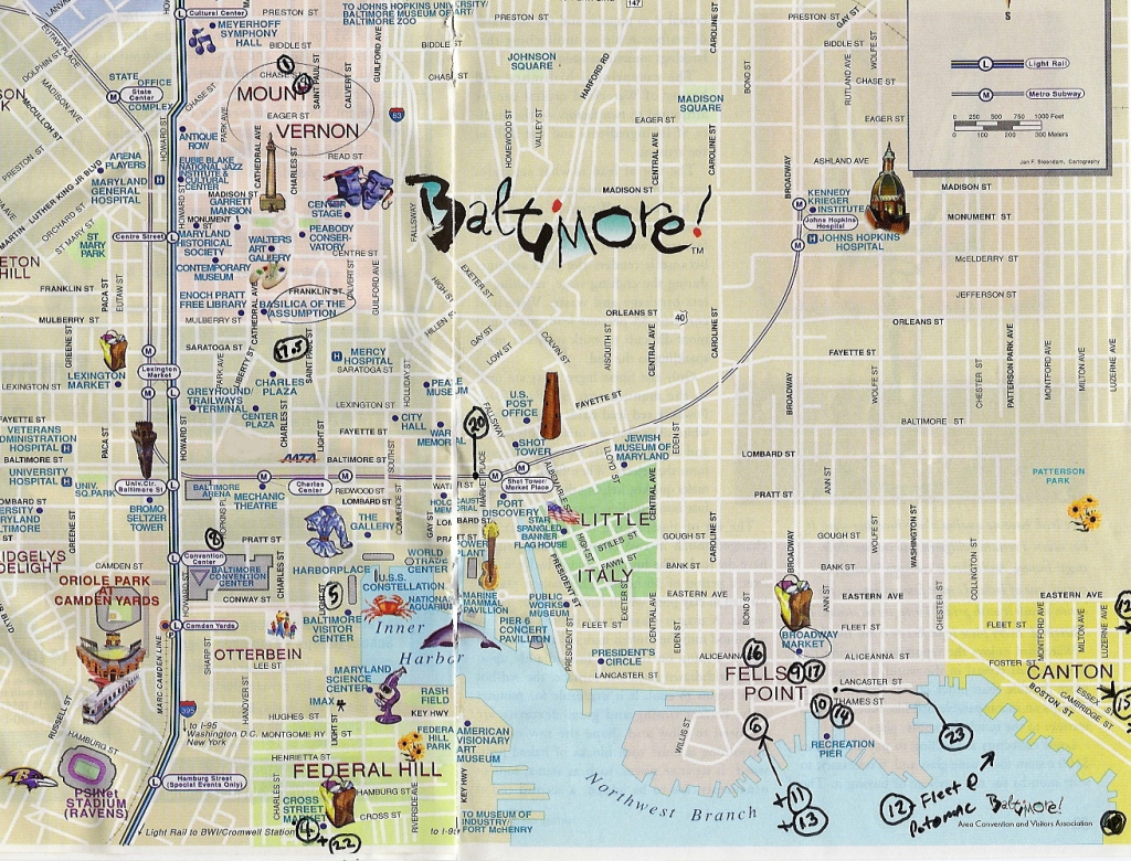 City Map Of Baltimore | City Maps throughout Printable Map Of Baltimore