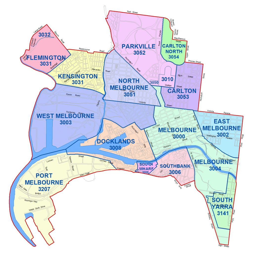 City Maps - City Of Melbourne regarding Melbourne City Map Printable