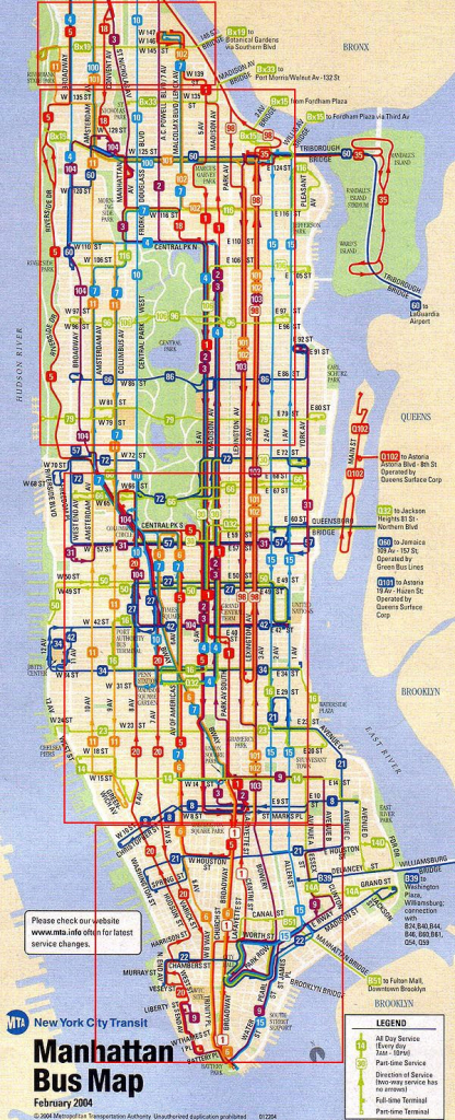 City Of New York : New York Map | Mta Bus Map | Maps In 2019 | Bus throughout Printable Manhattan Bus Map