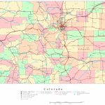 Colorado Printable Map Pertaining To Printable Road Maps